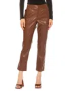 ALEXIA ADMOR WOMEN'S MILA FAUX LEATHER CAPRIS