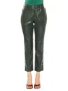 Alexia Admor Mila Faux Leather Pants In Emerald