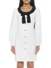 Alexia Admor Miyako Shirt Dress In Ivory