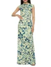 Alexia Admor Women's Nalani Cap Sleeve Maxi Sheath Dress In Green
