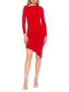 Alexia Admor Nyra Asymmetrical Minidress In Red