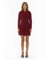 Alexia Admor Ocean Dress In Burgundy