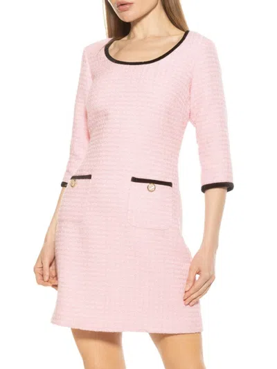 Alexia Admor Women's Orla Contrast Edge Mini Dress In Pink