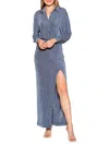 Alexia Admor Women's Rae Long Sleeves Button Down Dress In Navy