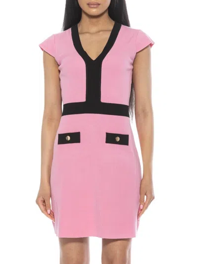 Alexia Admor Women's Rhea Mini Sheath Dress In Pink