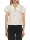 Alexia Admor Sandra Top In Ivory