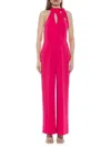 Alexia Admor Women's Sienna Halter Jumpsuit In Hot Pink