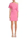 Alexia Admor Women's Suri Draped Mini Dress In Pink