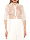 Alexia Admor Billie Shirt In Ivory