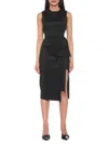 Alexia Admor Women's Valeri Flutter Sheath Dress In Black