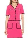 Alexia Admor Willa Top In Hot Pink