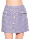 Alexia Admor Women's Wrenley Tweed Mini Skirt In Lilac