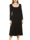 Alexia Admor Zenaida Fit And Flare Dress In Black