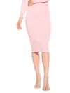 Alexia Admor Zion Cable Knit Midi Skirt In Pink