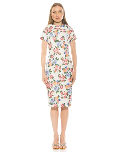 Alexia Admor Wrene Dress In Ivory Floral