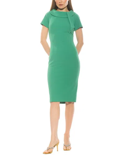 Alexia Admor Wrene Sheath Dress In Fern Green