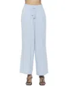 Alexia Admor Xila Linen-blend Wide Leg Pant In Blue