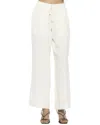 Alexia Admor Xila Linen-blend Wide Leg Pant In White