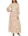 Alexia Admor Women's Yesenia Bishop Sleeve Maxi Dress