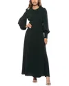 Alexia Admor Yesenia Long Sleeve Empire Waist Maxi Dress