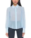 Alexia Admor Zayn Blouson Sleeve Button-up Shirt