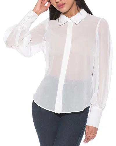 Alexia Admor Zayn Blouse In White
