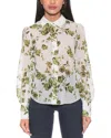 Alexia Admor Rylin Silky Front Button Blouse