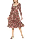 Alexia Admor Zenaida A-line Dress In Multi