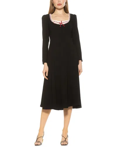 Alexia Admor Zenaida Fit And Flare Dress In Black