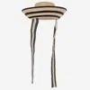 Alexia Alvarez De Toledo Asymmetrical Raffia Hat