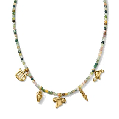 Alexie Of Athens Women's Goddess Strand Bead Necklace