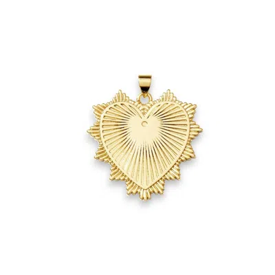 Alexie Of Athens Women's Gold Aura Heart Medallion