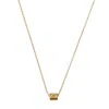 Alexie Of Athens Women's Gold Dainty Eye Infinity Bead Rolo Chain Necklace In Gold