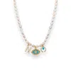 Alexie Of Athens Women's Gold Delphi Monogram Talisman Pearls