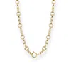 Alexie Of Athens Women's Gold Ella Front Lock Charm Chain