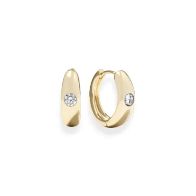 Alexie Of Athens Women's Gold Eos Chunky Huggie