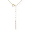 Alexie Of Athens Women's Gold Fortuna Italian Horn Adjustable Chain