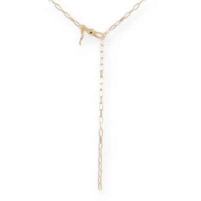 Alexie Of Athens Women's Gold Fortuna Italian Horn Adjustable Chain
