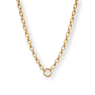 Alexie Of Athens Women's Gold Gaia Charm Chain Necklace