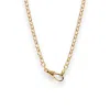 Alexie Of Athens Women's Gold Heirloom Swivel Rolo Charm Chain