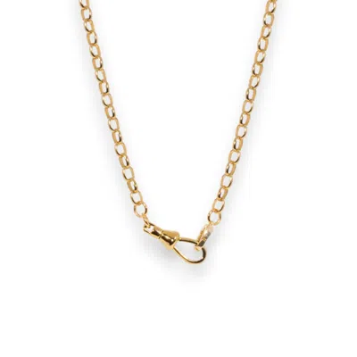 Alexie Of Athens Women's Gold Heirloom Swivel Rolo Charm Chain