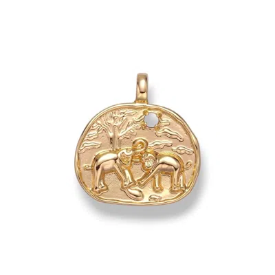 Alexie Of Athens Women's Gold Kin Medallion Charm