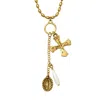 Alexie Of Athens Women's Gold Lourdes Charm Chain