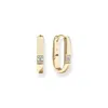 Alexie Of Athens Women's Gold Lyra Baguette Link Hoops
