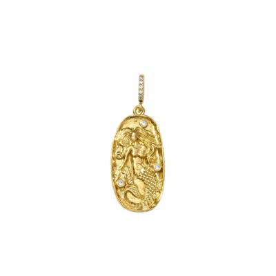Alexie Of Athens Women's Gold Mermaid Muse Medallion