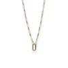 Alexie Of Athens Women's Gold Paper Clip Charm Chain