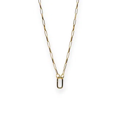 Alexie Of Athens Women's Gold Paper Clip Charm Chain
