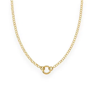 Alexie Of Athens Women's Gold Rolo Charm Chain