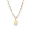 Alexie Of Athens Women's Gold Sagittarius Zodiac Mini Medallion Chain Necklace