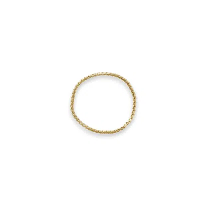 Alexie Of Athens Women's Gold Ser Dainty Chain Ring